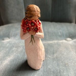 Willow tree surrounded by love figurine